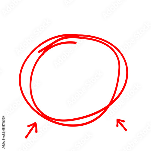 Free Download Red Circle Marks Important Highlights - GFXLoad