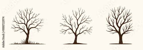 dead tree vector silhouettes scary tree silhouette