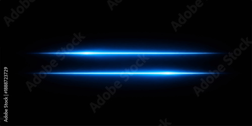 An abstract digital wallpaper featuring glowing blue light waves and motion lines against a dark space backdrop to create a texture of flowing energy and artistic color rays