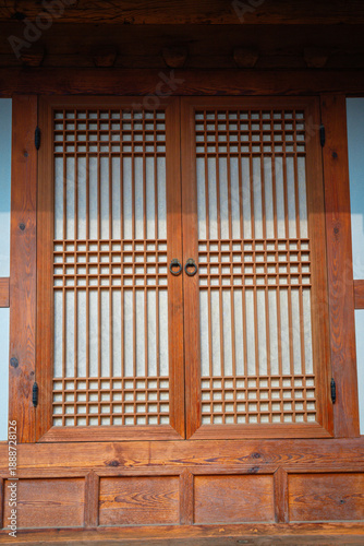 old wooden door