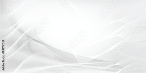 Abstract white digital dynamic wave background. Futuristic hi-technology concept. Business banners, flyers, and presentations. Vector illustration