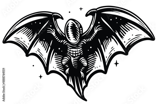 Bioluminescent Extraterrestrial Beetle Creature Icon in Vector Format