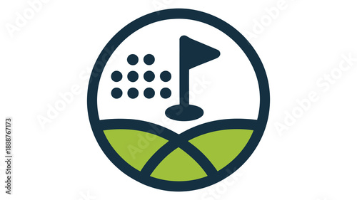 Minimalist drone icon with rotating blades