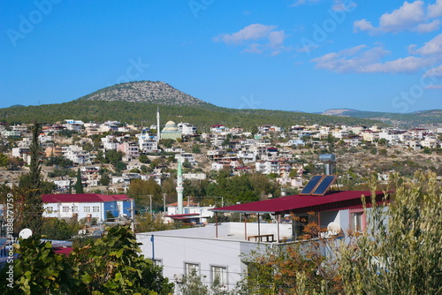 The architecture of the city of Silifke in Turkiye. Architecture of the Turkish city