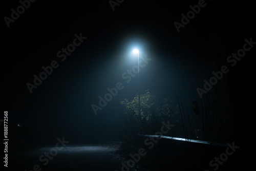 Картината върху платно night sky with a hazy light
