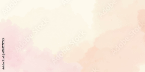 Abstract pink watercolor background with splashes on a vintage textured paper canvas featuring an aged beige grunge pattern and ancient parchment art