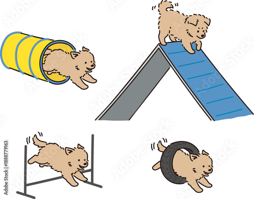 애견 반려견 강아지 일러스트 