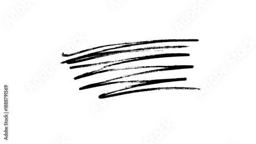 Isolated Black Hand-Drawn Pencil Scribble PNG - Messy Sketch Grunge Design Element