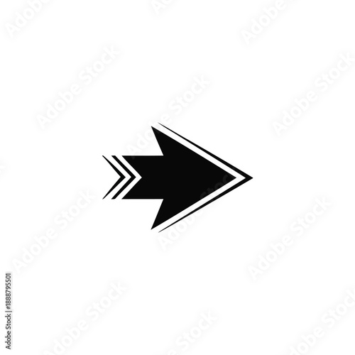 Black arrow icon with motion lines indicating direction on a plain background Free Download Black arrow icon with motion lines indicating direction on a plain background - GFXLoad