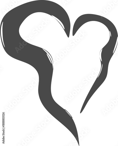 Smell steam and smoke lines icon. Air wind and scent linear hand drawn doodle. Hot vapor, aroma, smell, waves from food sketch.