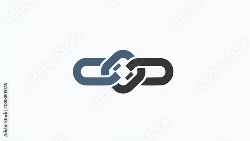 Broken Link Chain Symbol.