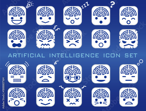 set of vector stamps