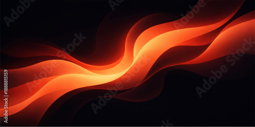 Abstract red fire background with flames and dynamic light effects