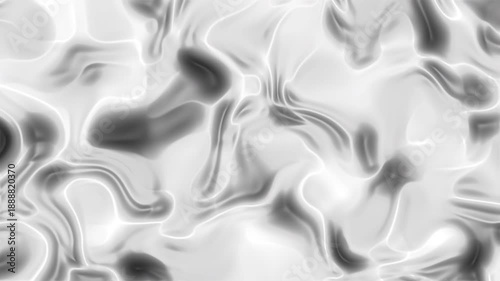 Animated Black Grey Gradient With Abstract flowing liquid pattern in black and white. Ideal for backgrounds, wallpaper, fabric prints, digital designs, branding, or artistic projects.