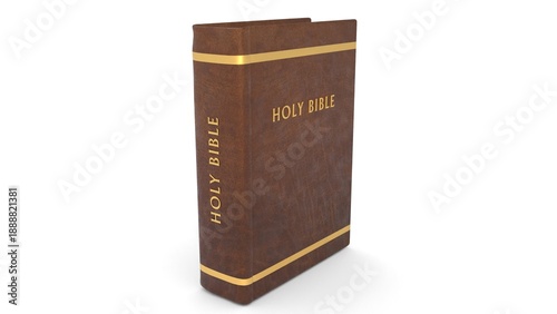 Fotografía leather holy bible book