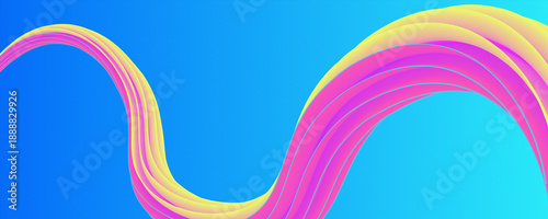 abstract gradient rainbow wave background