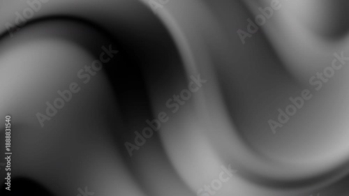 Animated Black Grey Gradient With Abstract gray pattern ideal for backgrounds, textile design, digital art, packaging, and modern branding projects, featuring smooth wavy curves and gradients.
