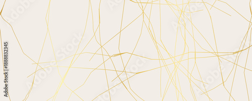 Gold Kintsugi crack pattern on whitish background
