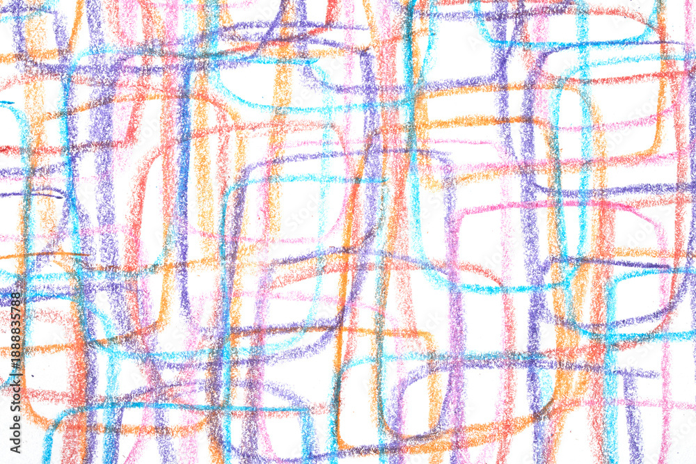 Fototapeta premium Crayon scribble squares and rectangles chilish background