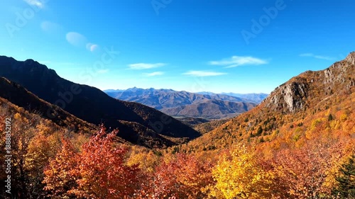 Autumn mountain landscape