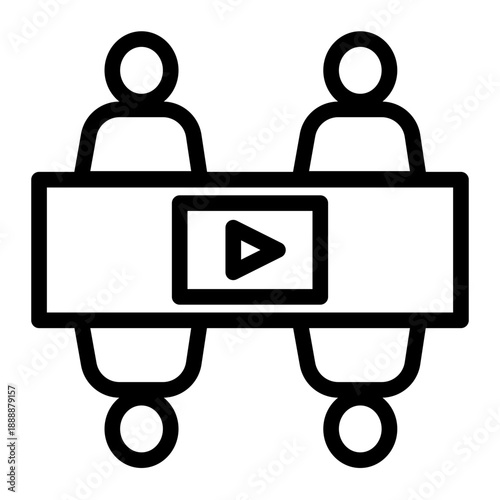 Initial team gathering to align goals and launch project phases (Outline style)