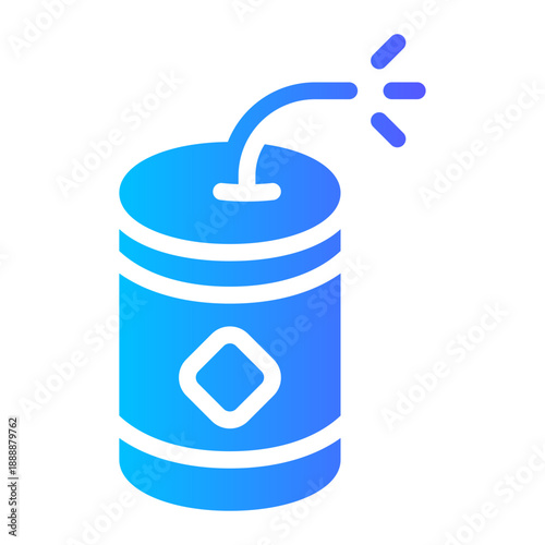 chinese firecrackers gradient icon