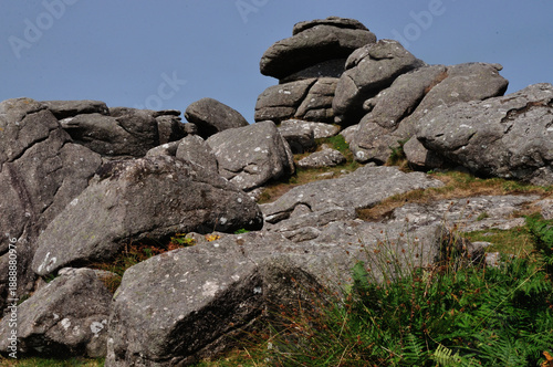 Mystische Landschaft am Hound Tor - Mystical landscape at Hound Tor