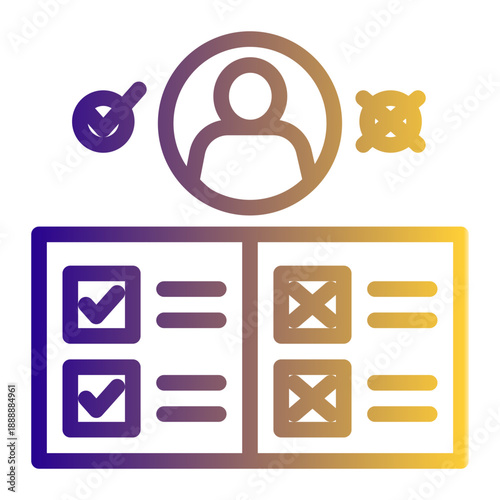 Final validation phase where end-users approve the delivered product (Outline Gradient Style)