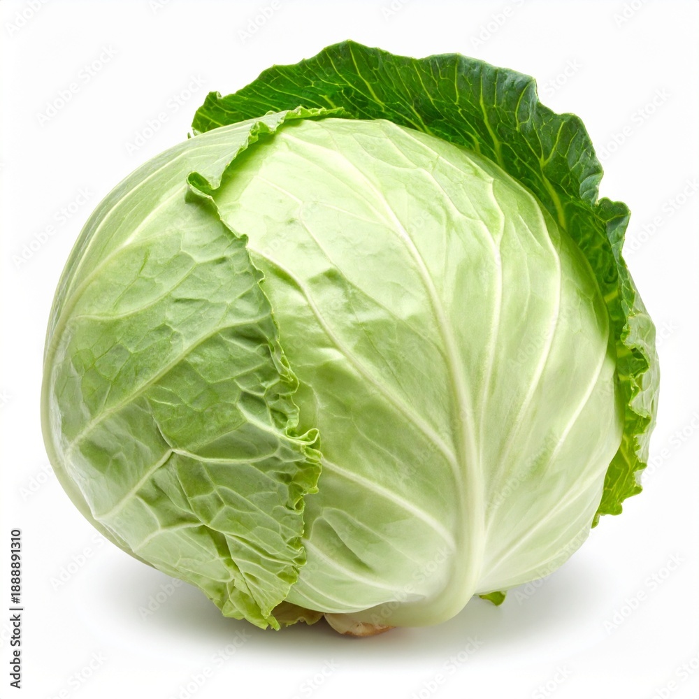 Fototapeta premium Weißkohl isoliert