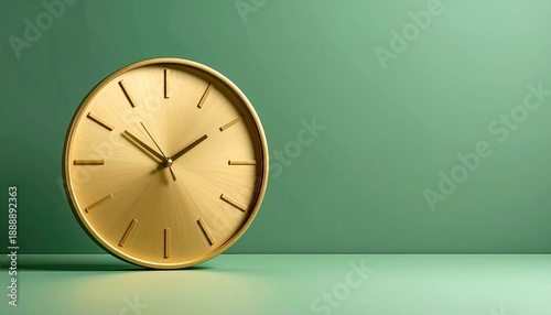 old clock on wooden wall