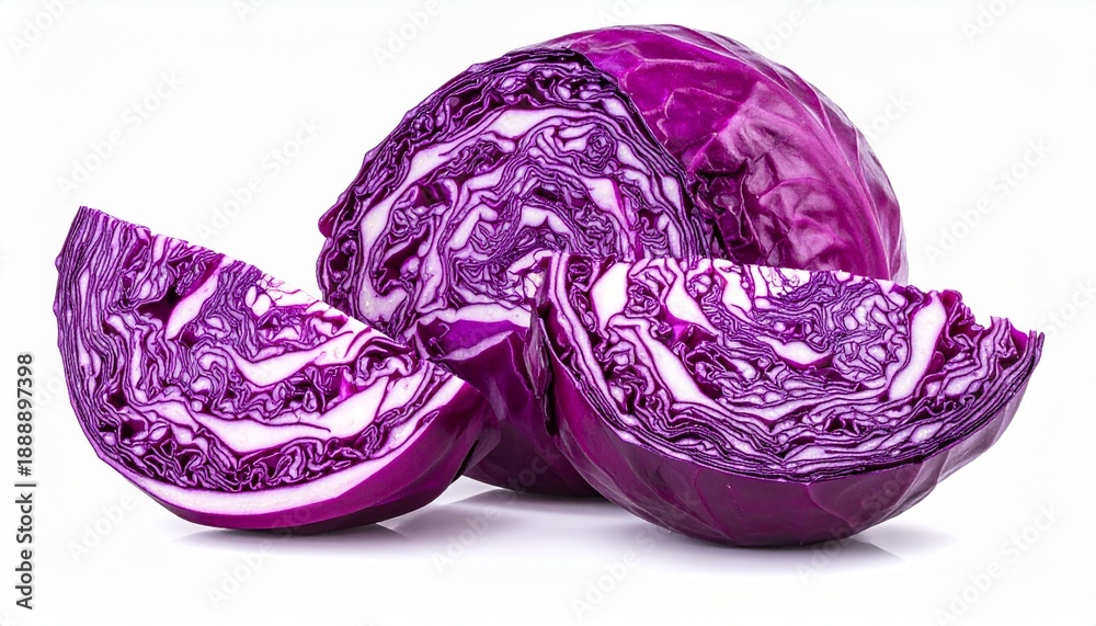 Fototapeta premium Rotkohl freigestellt