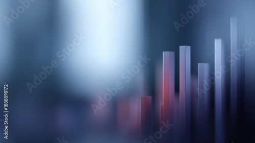 3D financial business chart with numbers showing profit and loss over time, dynamic data visualization, similar style not exact copy,