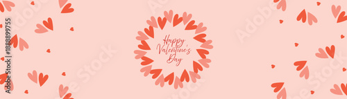 Celebrating Valentine's Day with heart designs and cheerful messages in a festive setting