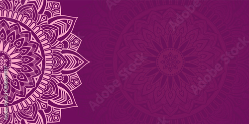 Horizontal pink color vecto...