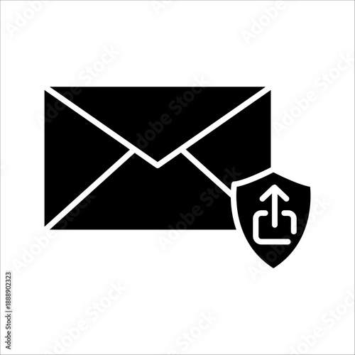 Email delivery icons. Sent and received mail symbols. Inbox message indication. Vector illustration. EPS 10.