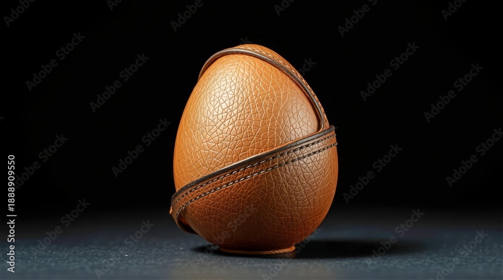 Obraz premium Fashion Leather Easter Egg Design