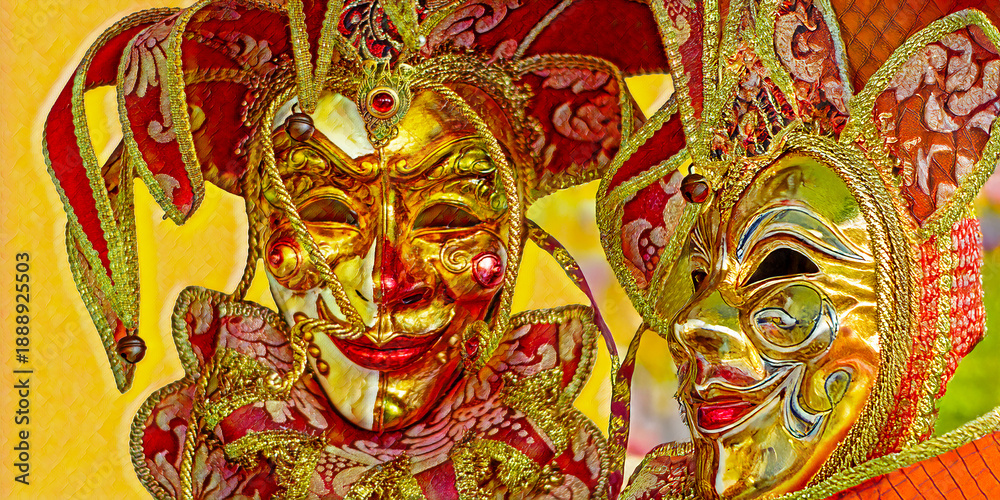 custom made wallpaper toronto digitalsplendid colorful masks of yellow and red have fun at Carnival