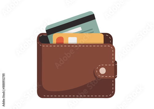 Credit Card Wallet: Leather Cardholder with Multiple Cards