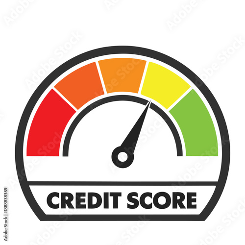 Creditworthiness Gauge Showing a Favorable Score