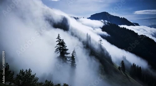 mist over the mountains