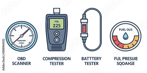 Automotive Diagnostic Tools for Car Maintenance and Repair - Essential Equipment