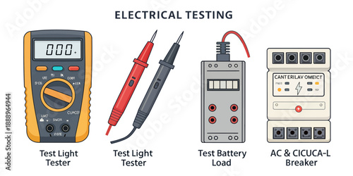 Electrical Testing Equipment Tools and Devices for Safety Inspection