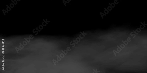 Abstract white and gray isolated cloud cumulus clouds. Black and white smoky abstract background reminiscent of smoke and fog. White smoke on black color abstract background, smoke overlay effect on.