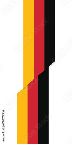 Background stripe line seamless pattern color Jerman. Style paper folding lane Germany. Technology and sports banner template