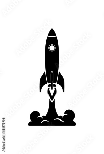 Rocket Launch with Astronaut