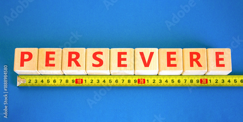 Canvastavla Persevere symbol