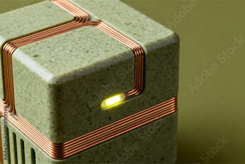 Recycled-Material Energy Storage Cube