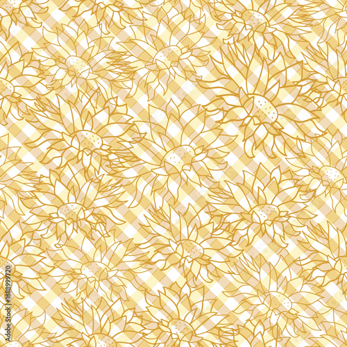 Country Retro, backdrop , surface pattern design, Illustrations
