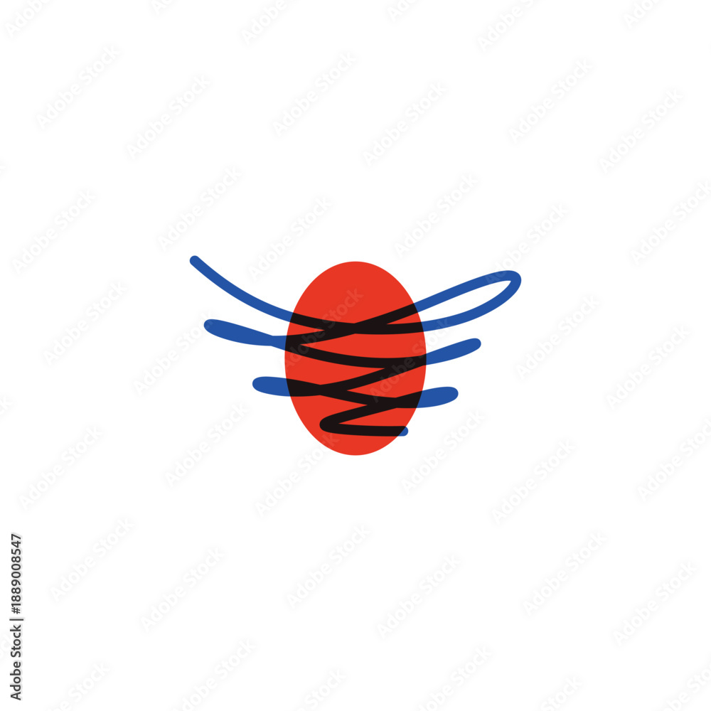© SUPERGHONAM - nest logo design icon vector template