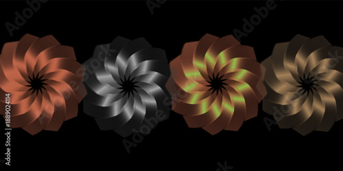 Gold, silver and bronze metal circle frames 3d vector realistic illustration. First, second and third place medals or buttons isolated on white background. Certified.